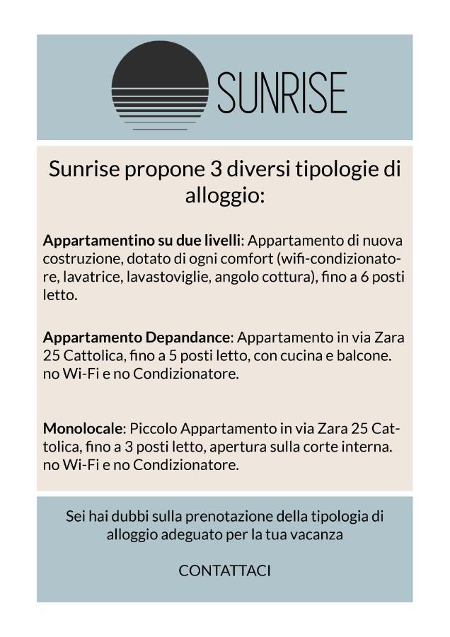 Appartamenti Sunrise กัตตอลิกา ภายนอก รูปภาพ